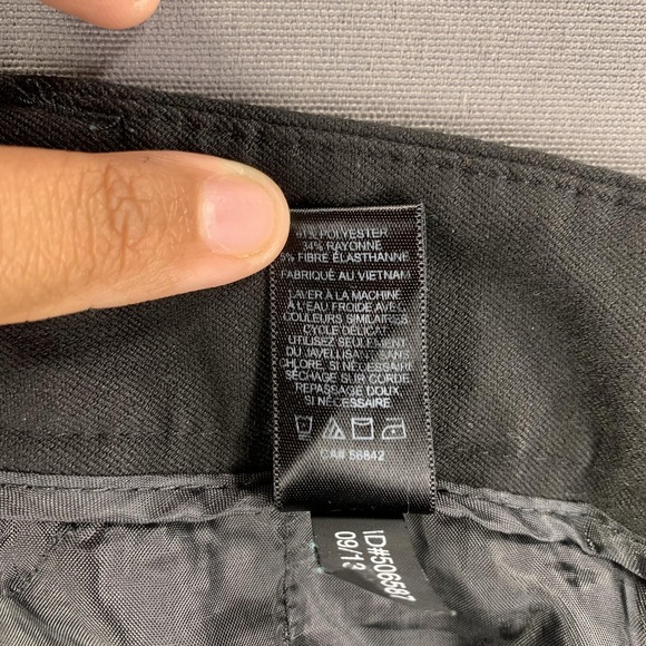 Express Pants Womens 8R Black Editor Dress Slacks Straight Leg Stretch Career - Picture 7 of 16